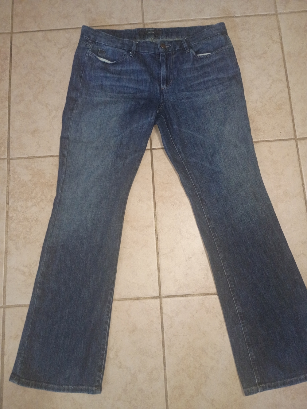 Joe's Jeans Indigo Blue Straight-Leg Denim